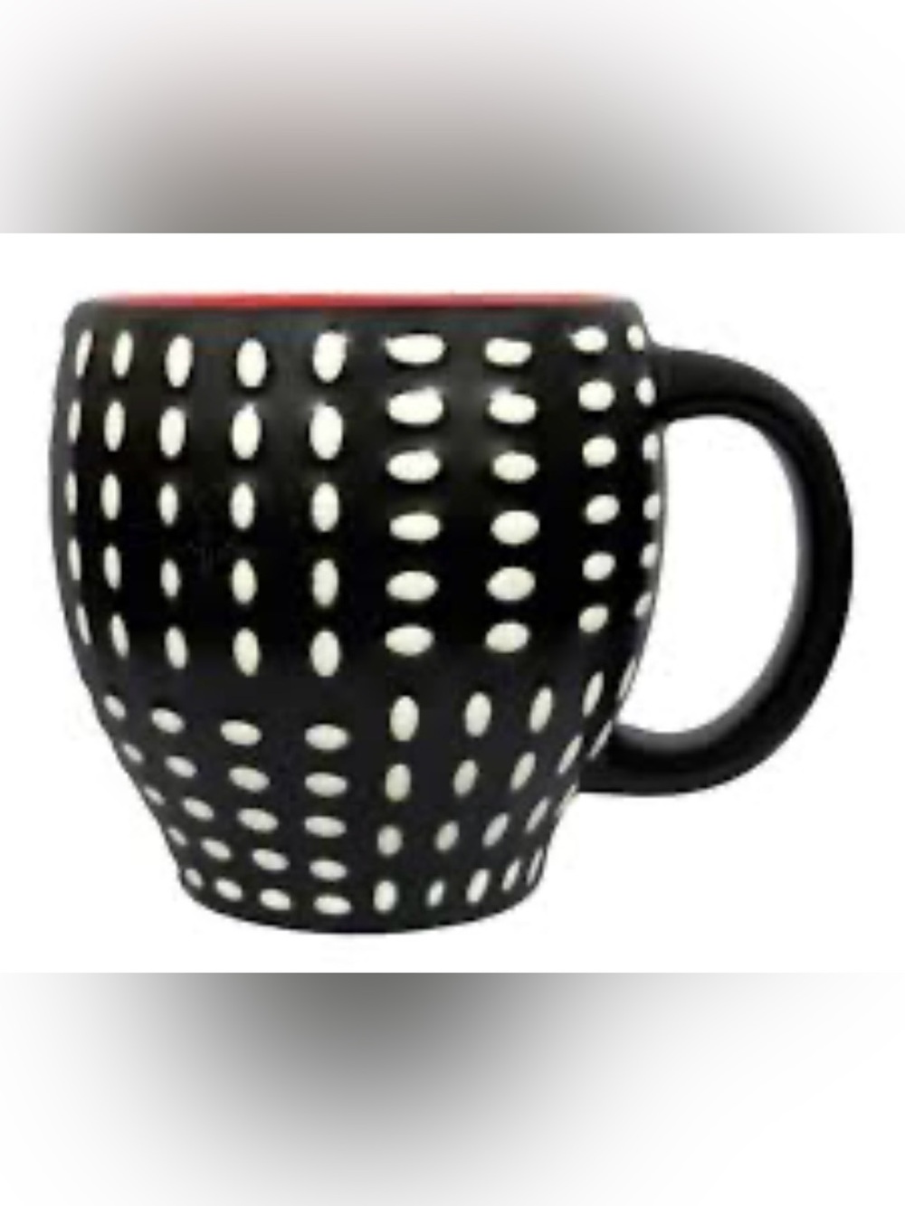 Starbucks Black and White Dot Ceramic Coffee Mug